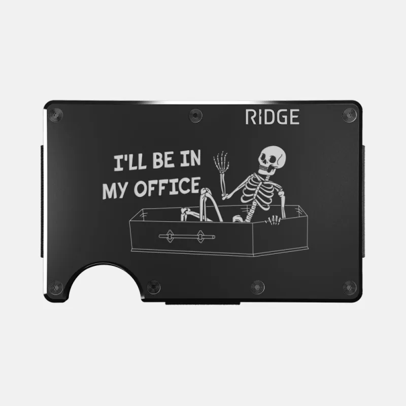 Ridge Wallet - Graveyard Shift - Royal Black made by The Ridge