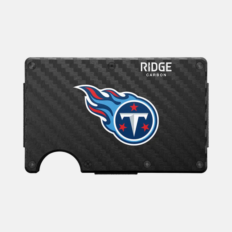 Ridge Wallet - Tennessee Titans - Carbon Fiber 3k sold by The Ridge