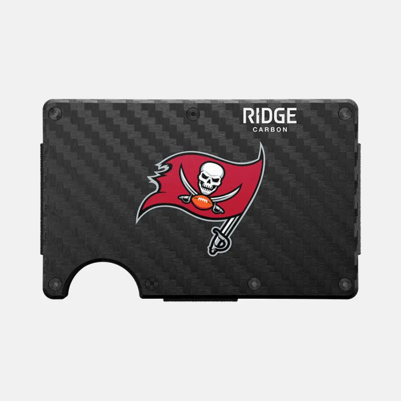 Ridge Wallet - Tampa Bay Buccaneers - Carbon Fiber 3k sold by The Ridge