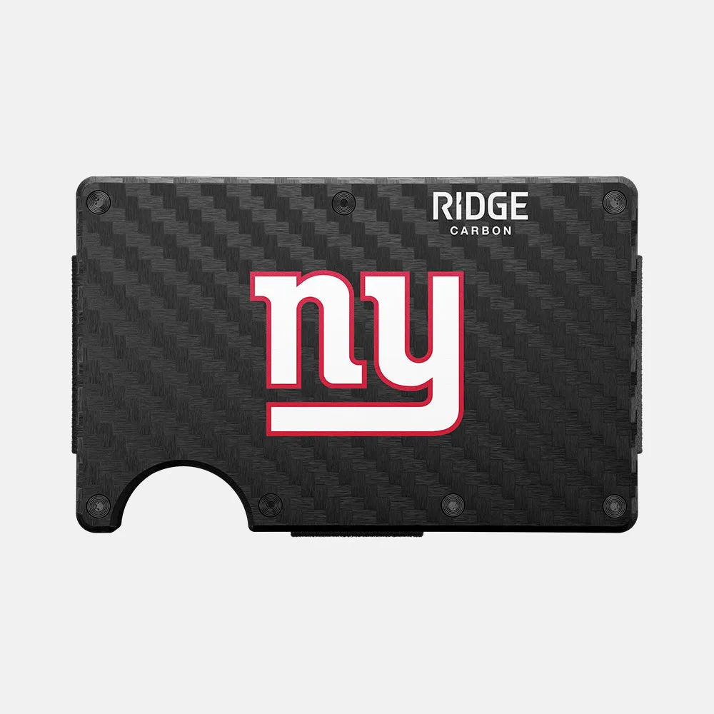 Ridge Wallet - New York Giants - Carbon Fiber 3k sold by The Ridge