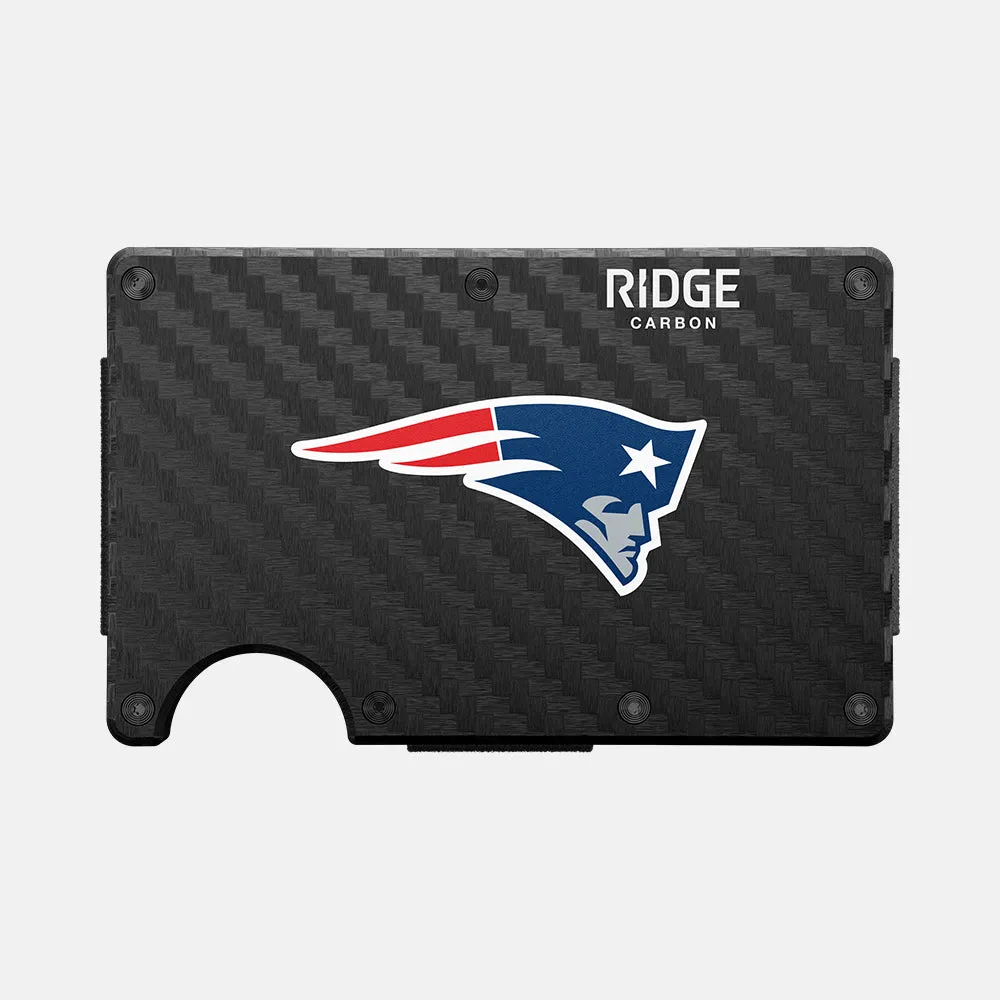 Ridge Wallet - New England Patriots - Carbon Fiber 3k sold by The Ridge