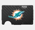 Ridge Wallet - Miami Dolphins - Carbon Fiber 3k sold by The Ridge