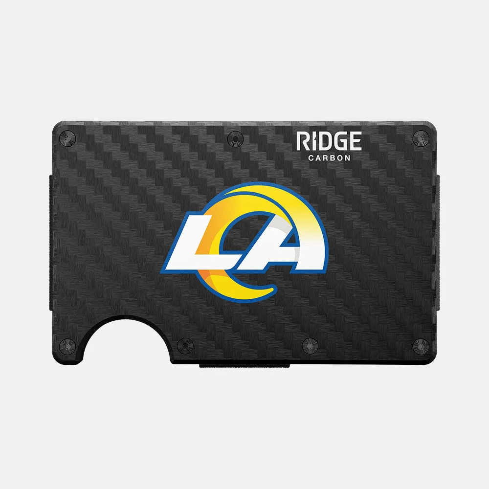 Ridge Wallet - Los Angeles Rams - Carbon Fiber 3k sold by The Ridge