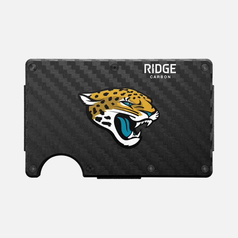 Ridge Wallet - Jacksonville Jaguars - Carbon Fiber 3k sold by The Ridge
