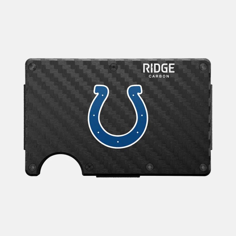 Ridge Wallet - Indianapolis Colts - Carbon Fiber 3k sold by The Ridge