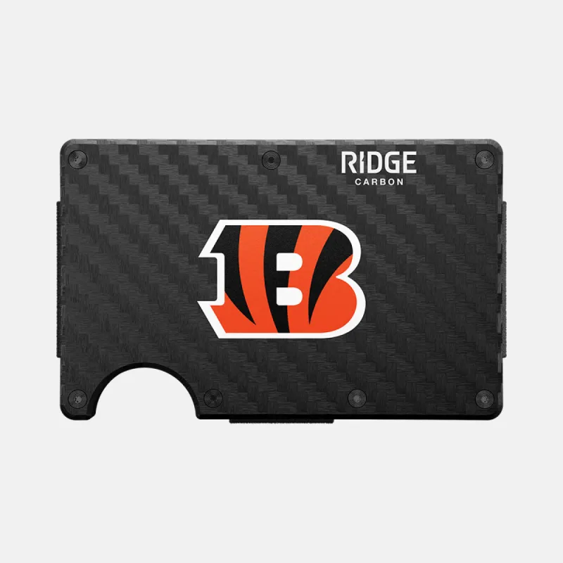 Ridge Wallet - Cincinnati Bengals - Carbon Fiber 3k sold by The Ridge