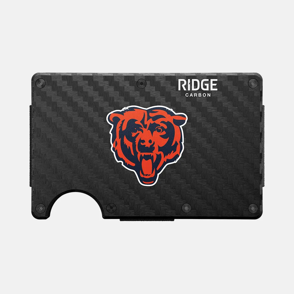 Ridge Wallet - Chicago Bears - Carbon Fiber 3k sold by The Ridge
