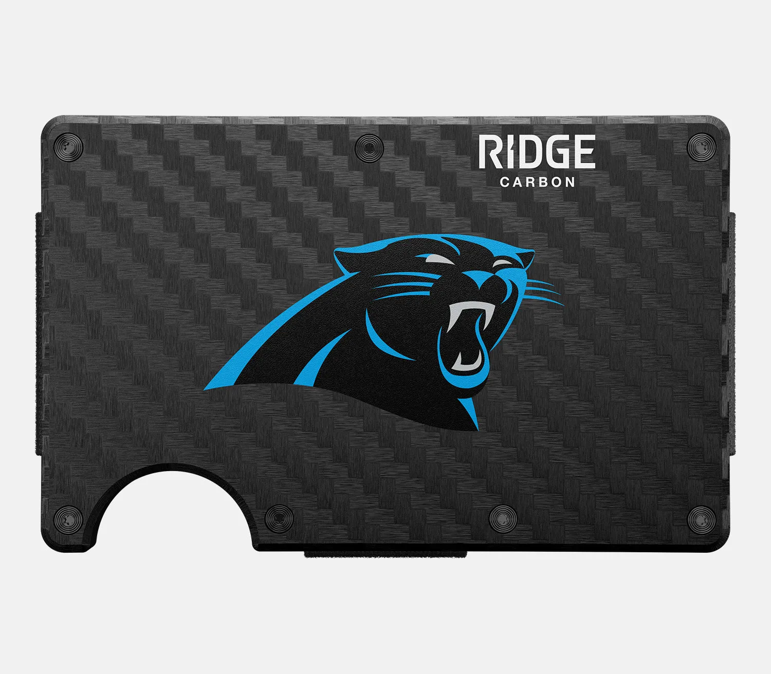 Ridge Wallet - Carolina Panthers - Carbon Fiber 3k sold by The Ridge product image thumbnail 2