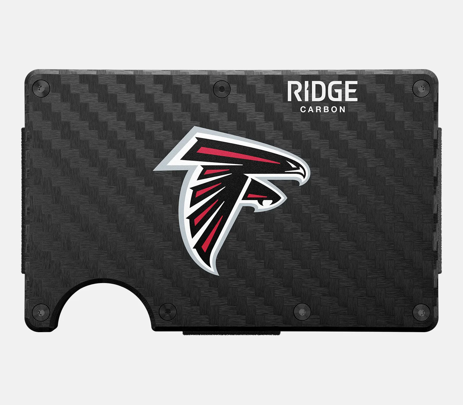 Ridge Wallet - Atlanta Falcons - Carbon Fiber 3k sold by The Ridge product image thumbnail 2