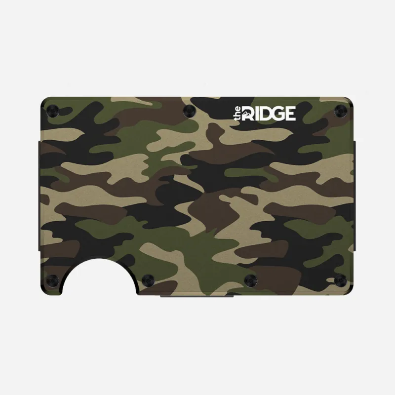 Ridge Wallet - Woodland Camo sold by The Ridge