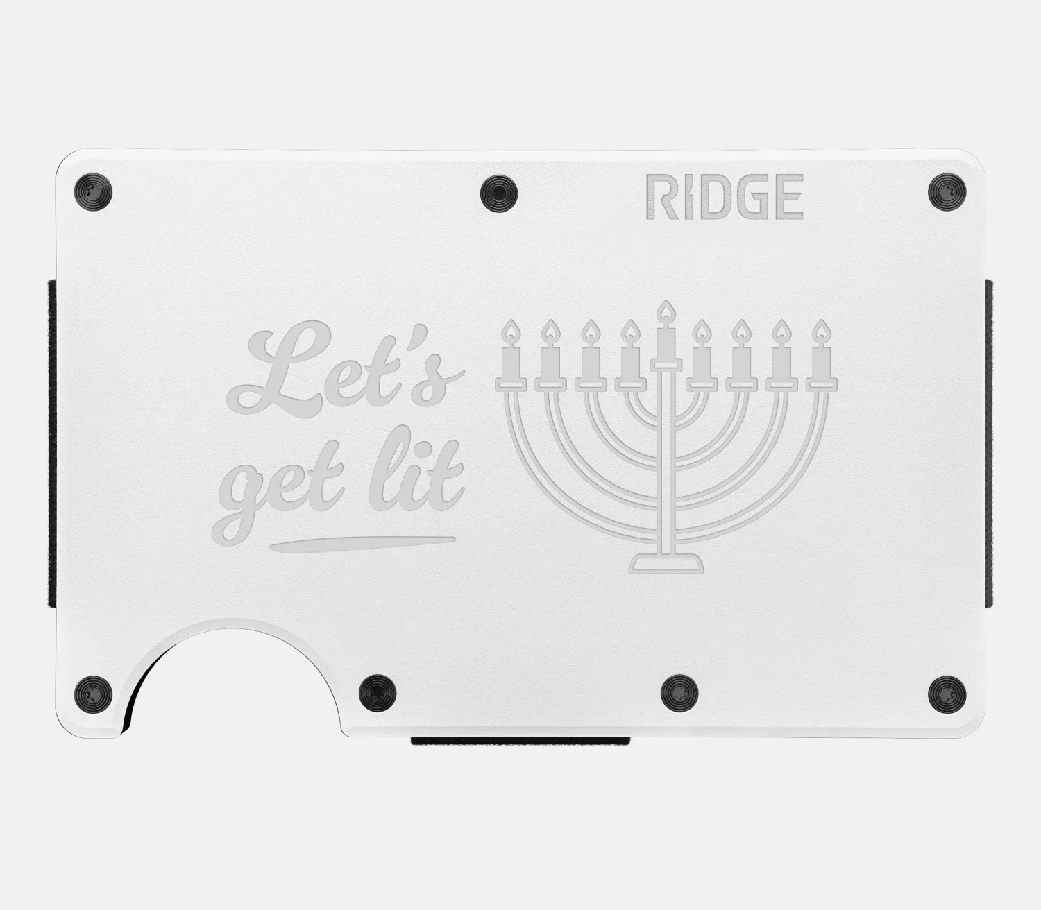 Ridge Wallet - Lets Get Lit - Polar White sold by The Ridge product image thumbnail 2