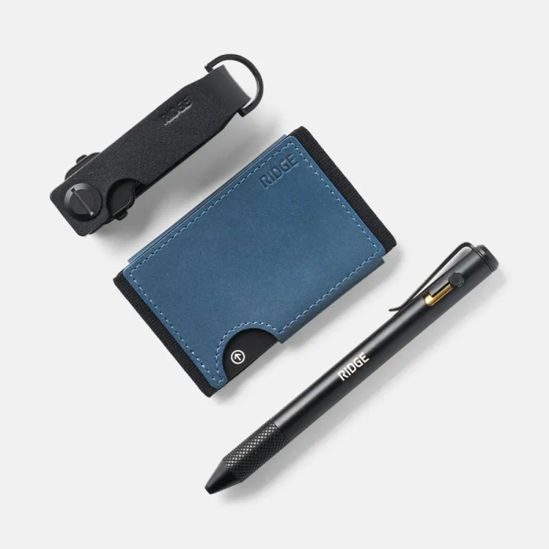Daily Writer Kit - Biflex - Cobalt Blue Leather sold by The Ridge