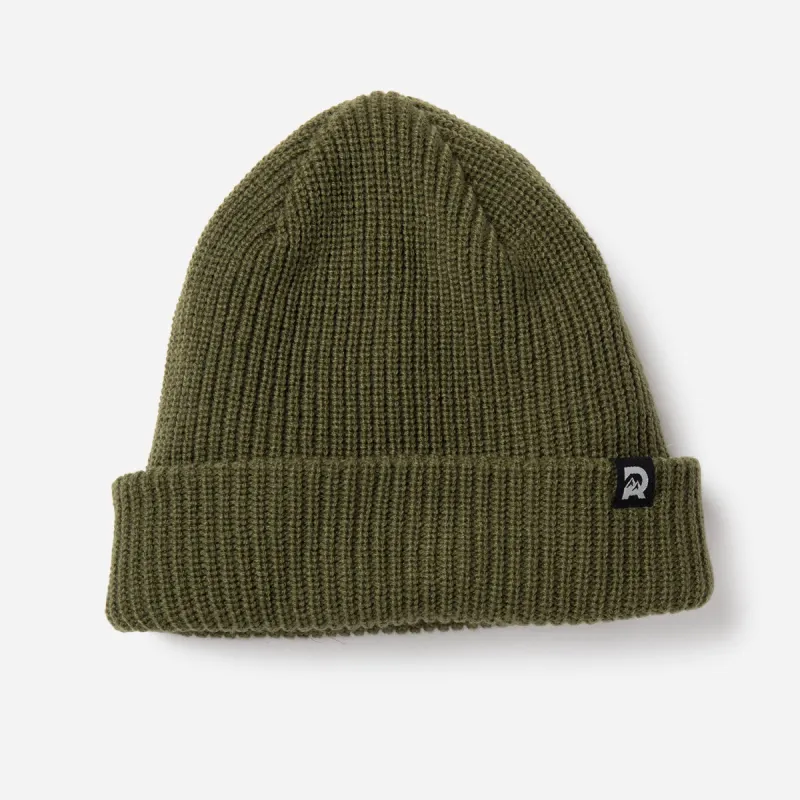 Ridge Classic Cuffed Beanie - Matte Olive sold by The Ridge