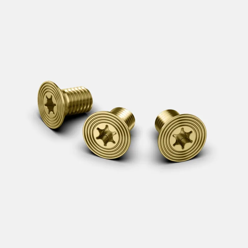 Screw Set - Gold Screws made by The Ridge
