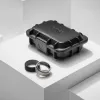 Ridge 8mm Beveled Ring Set - Platinum | Tantalum sold by The Ridge