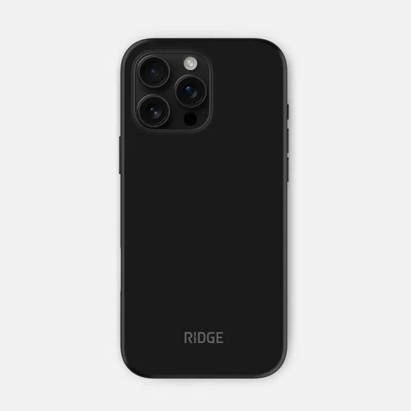 Everyday Phone Case - iPhone 16 Pro Max - Matte Black sold by The Ridge