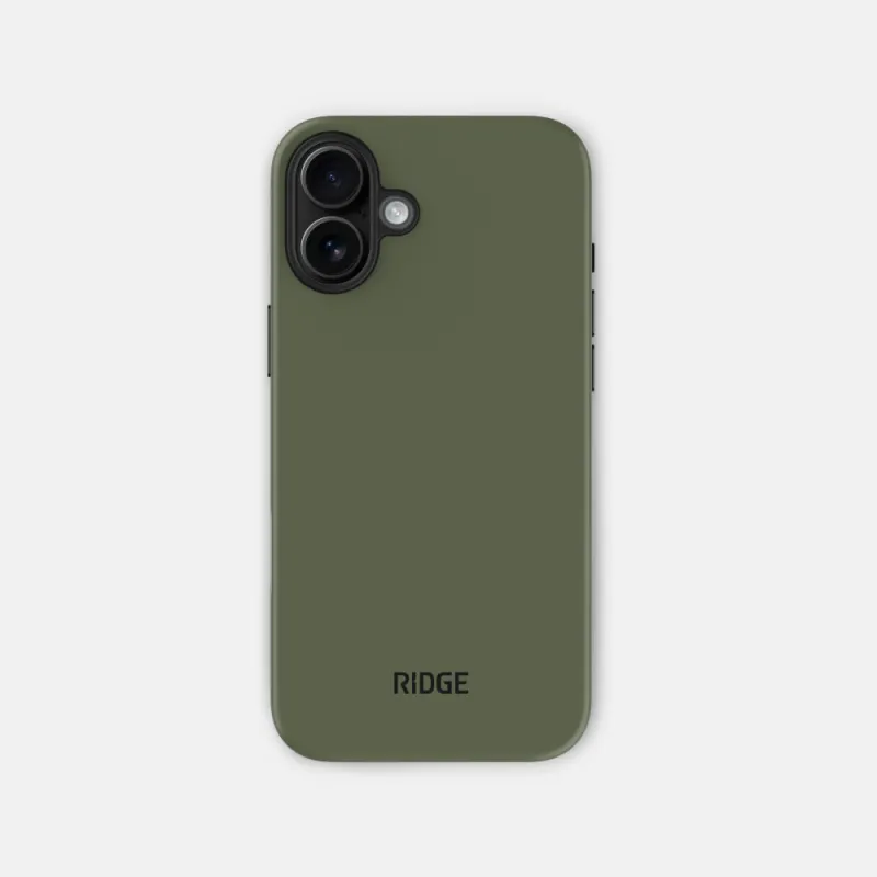 Everyday Phone Case - iPhone 16 Plus - Matte Olive sold by The Ridge