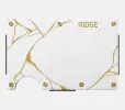 Ridge Wallet - Kintsugi - White sold by The Ridge