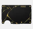 Ridge Wallet - Kintsugi - Black sold by The Ridge