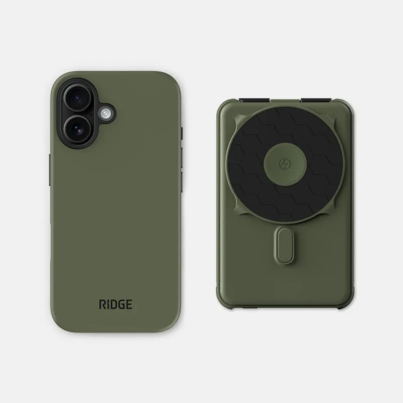 Everyday Charging Kit - iPhone 16 - Matte Olive sold by The Ridge