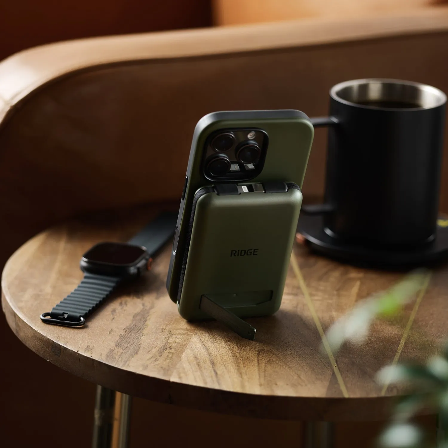 Everyday Charging Kit - iPhone 16 Plus - Matte Olive sold by The Ridge product image thumbnail 3