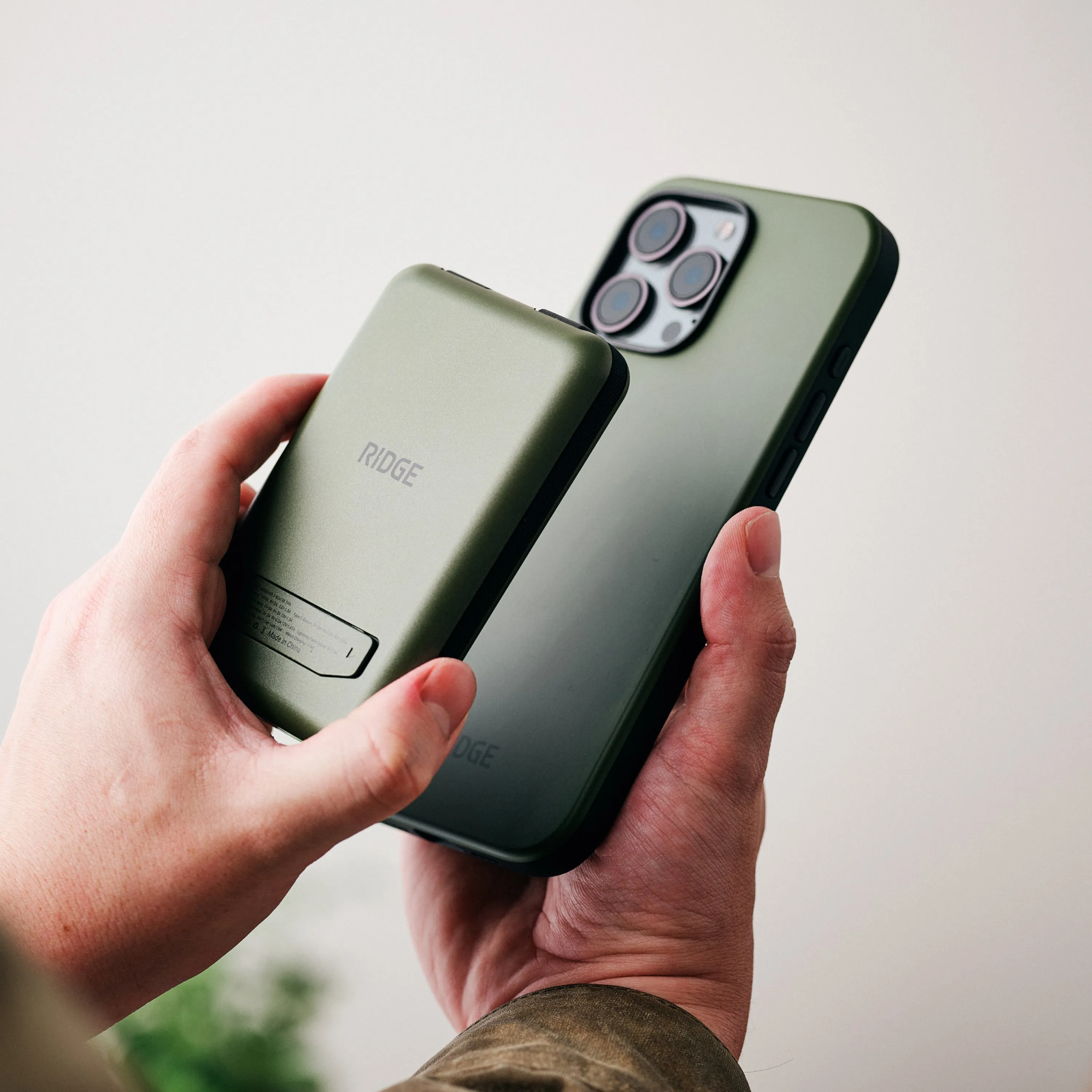 Everyday Charging Kit - iPhone 16 Plus - Matte Olive sold by The Ridge product image thumbnail 4