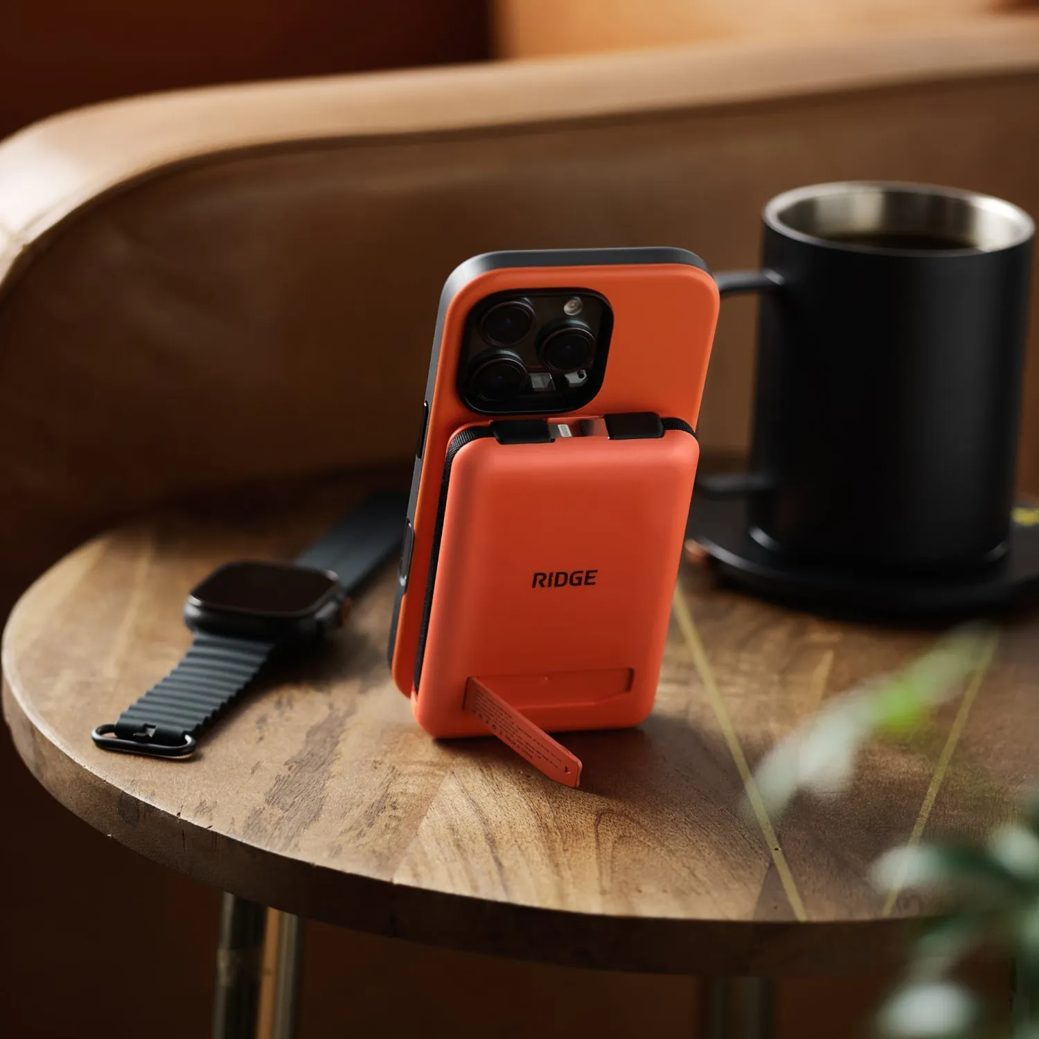 Everyday Charging Kit - iPhone 16 - Basecamp Orange sold by The Ridge product image thumbnail 3