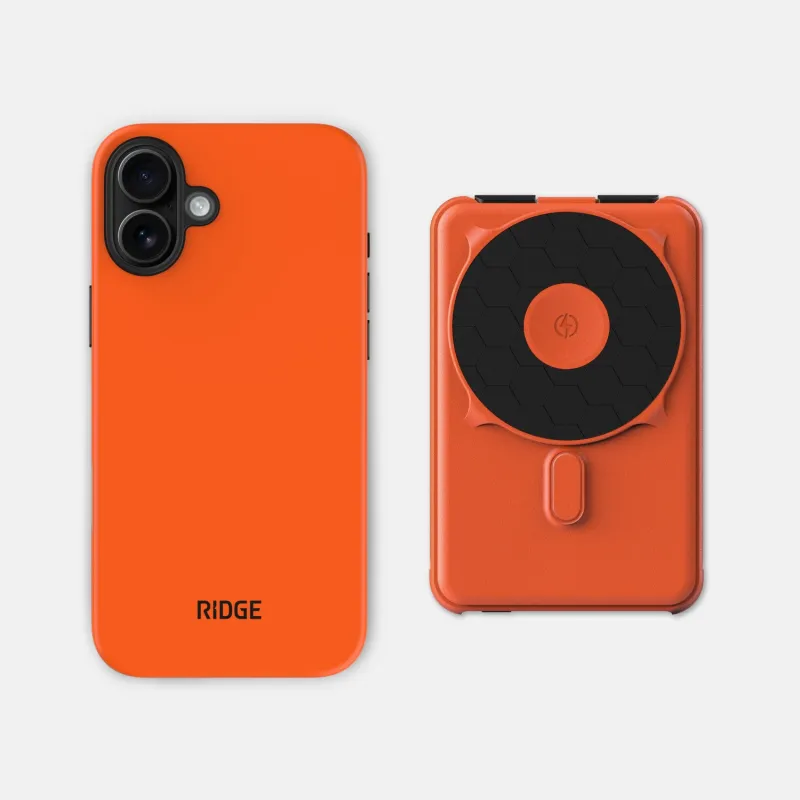 Everyday Charging Kit - iPhone 16 Plus - Basecamp Orange sold by The Ridge