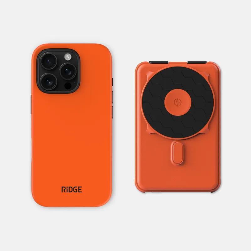 Everyday Charging Kit - iPhone 16 Pro - Basecamp Orange sold by The Ridge
