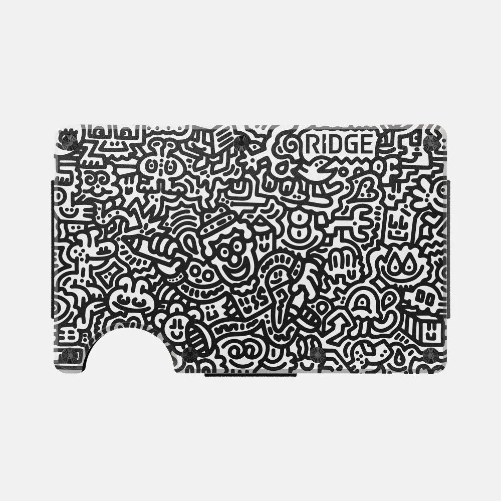 Ridge Wallet - Mr Doodle sold by The Ridge
