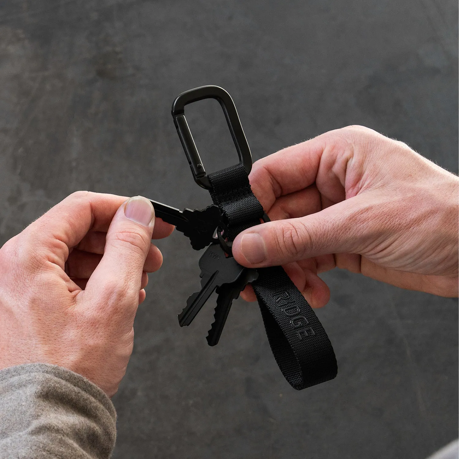 Everyday Keychain - Matte Black sold by The Ridge product image thumbnail 5