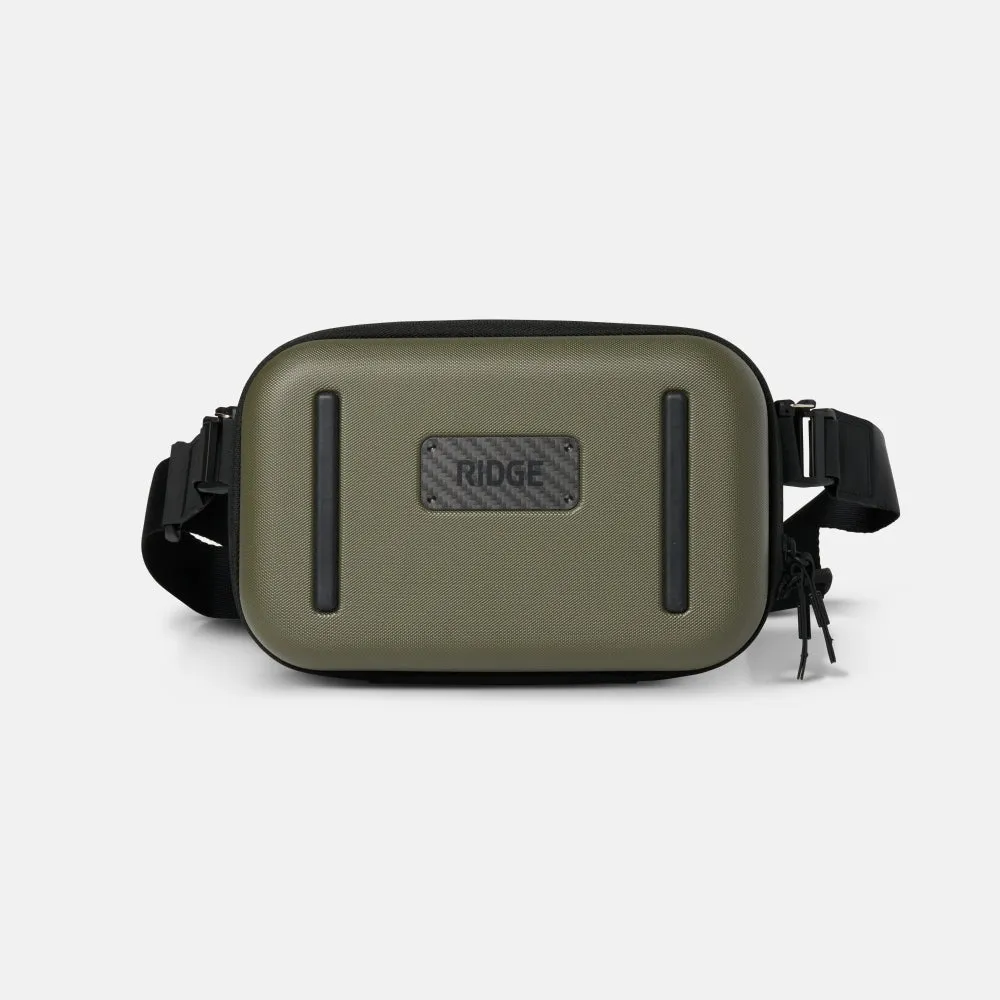 Hardshell Sling - Matte Olive sold by The Ridge