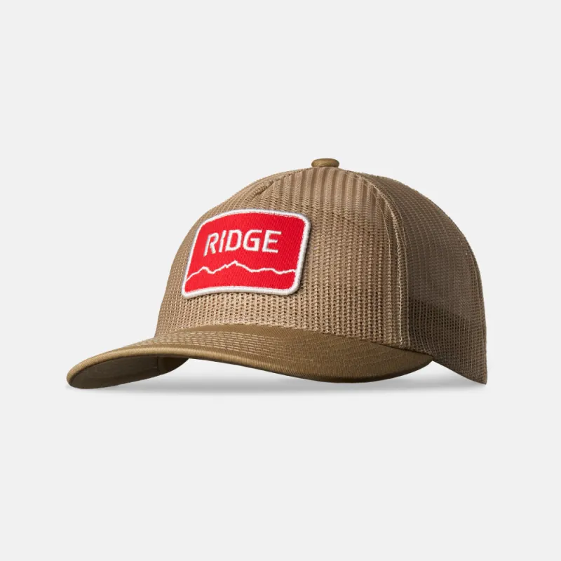 Ridge Mesh Trucker Snapback - Tan sold by The Ridge