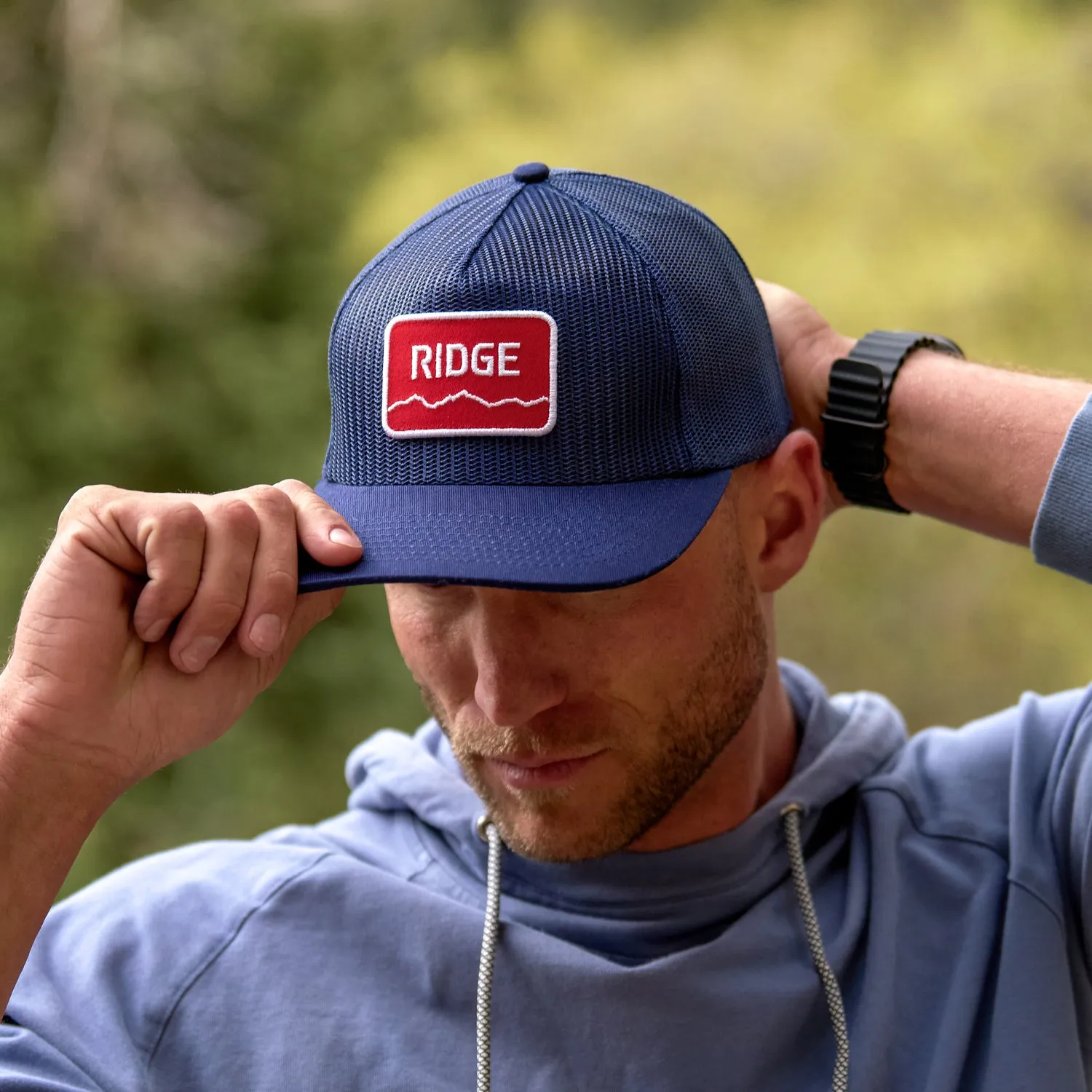Ridge Mesh Snapback - Alpine Navy sold by The Ridge product image thumbnail 5