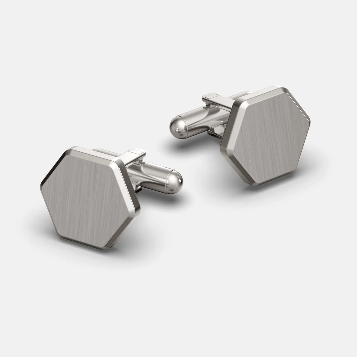 Tie Bar & Cufflinks Kit - Platinum sold by The Ridge product image thumbnail 3