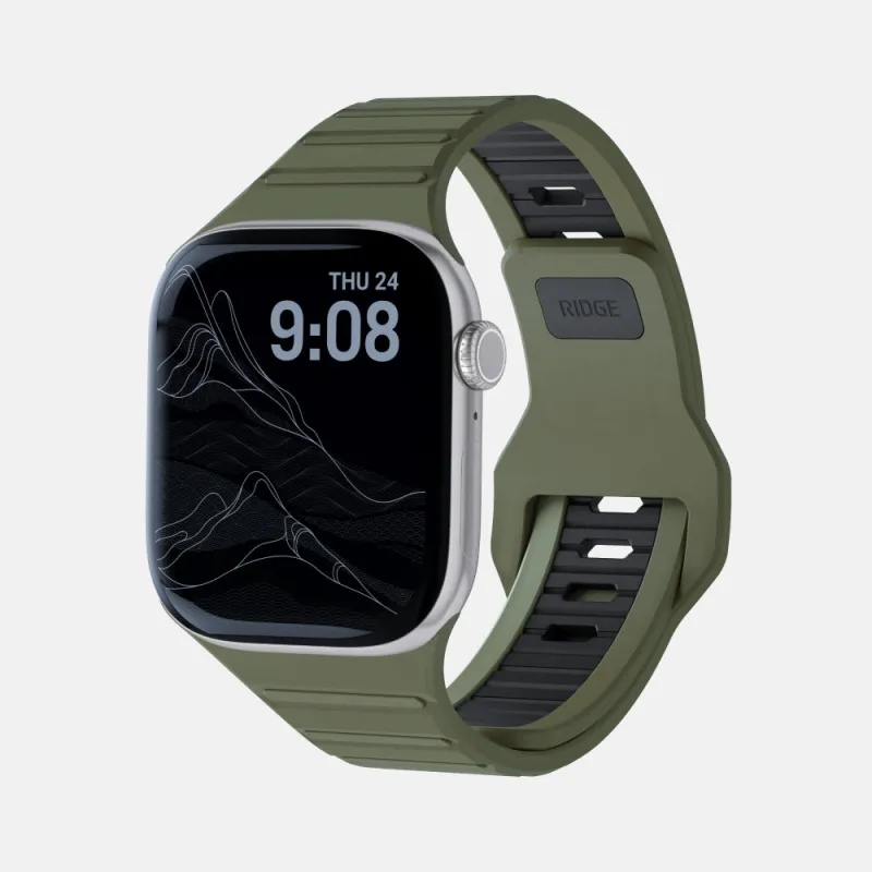 Everyday Watch Strap - Small - Matte Olive sold by The Ridge