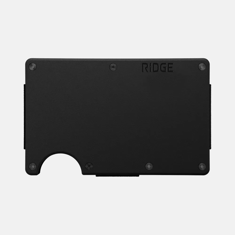 Ridge Wallet - Matte Black sold by The Ridge