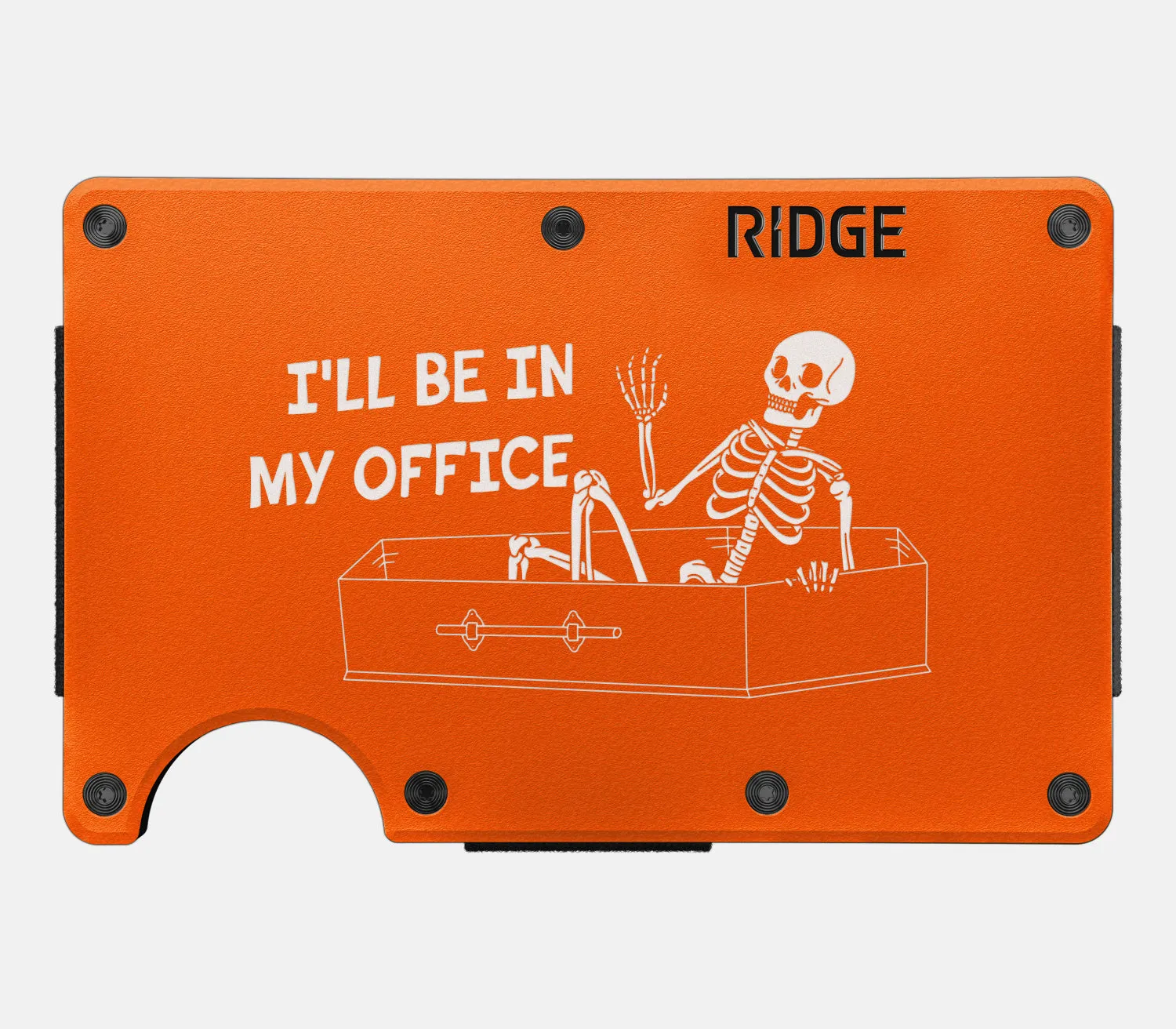 Ridge Wallet - Graveyard Shift - Basecamp Orange sold by The Ridge product image thumbnail 2