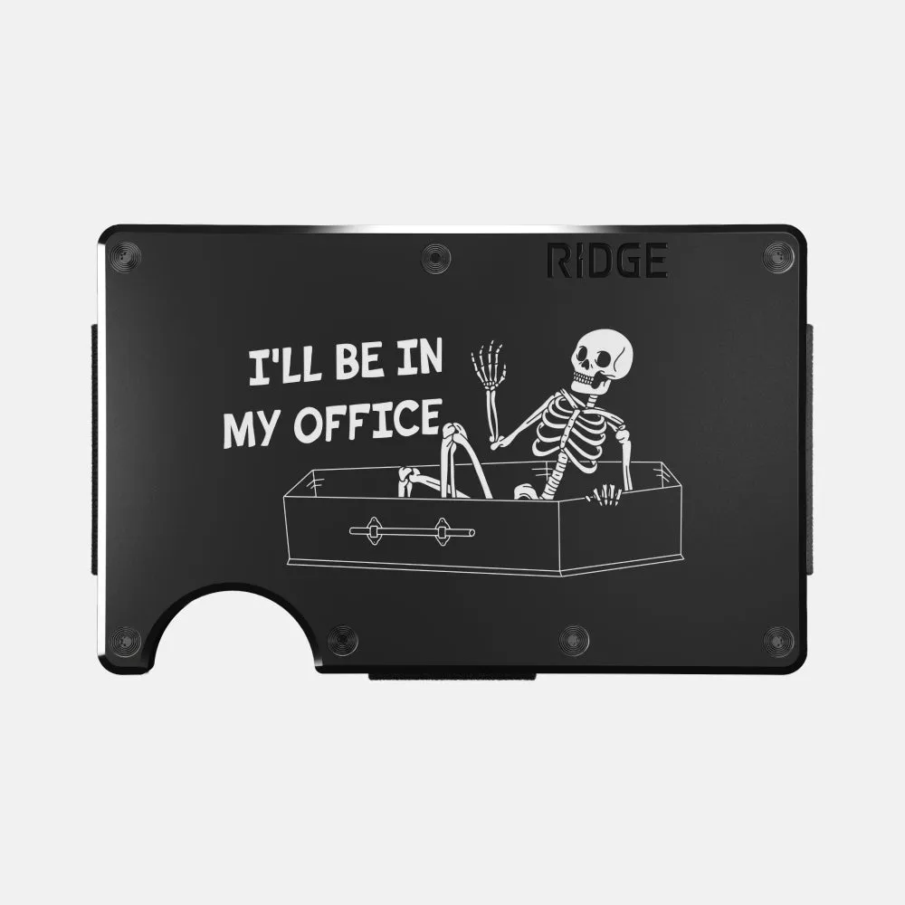 Ridge Wallet - Graveyard Shift - Royal Black sold by The Ridge