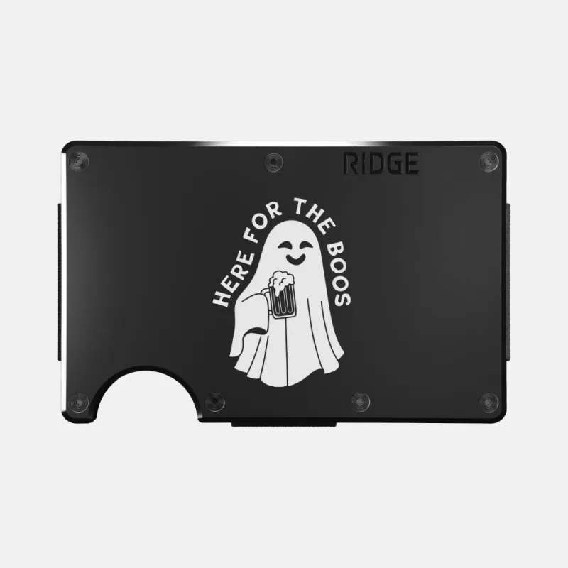 Ridge Wallet - Haunted Hops - Royal Black made by The Ridge