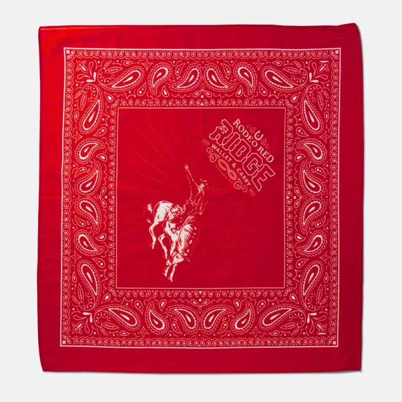 Ridge Bandana - Rodeo Red sold by The Ridge
