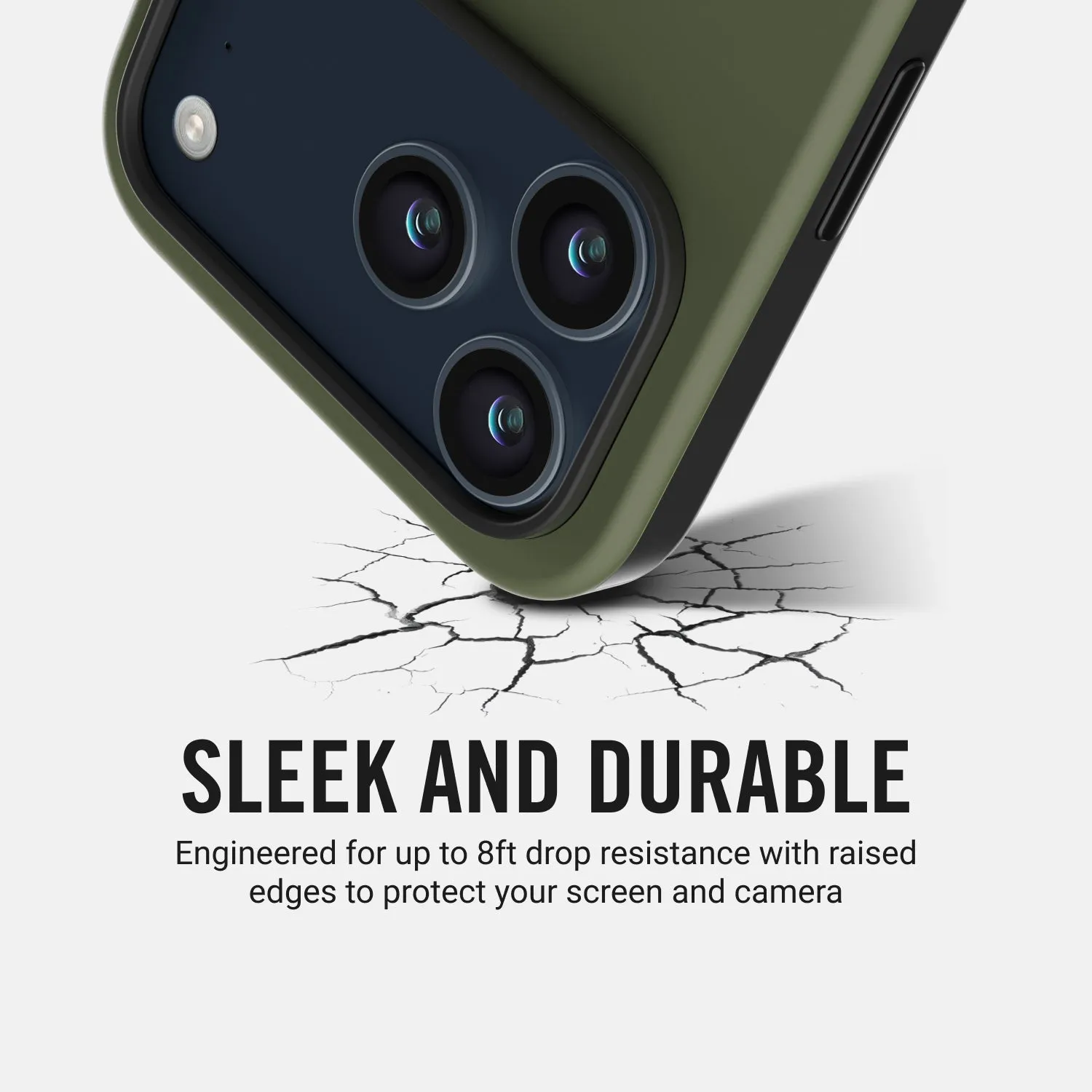 Everyday Charging Kit - Power Adapter + iPhone 17 Pro Max - Matte Olive sold by The Ridge product image thumbnail 2