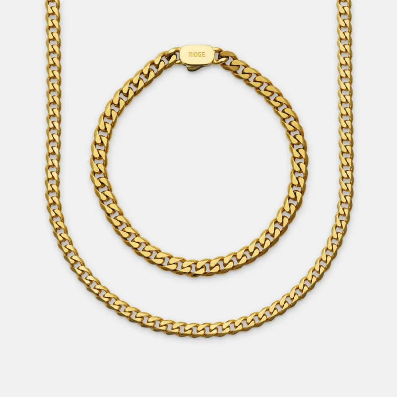 Curb Chain Kit - 18K Gold - Large made by The Ridge