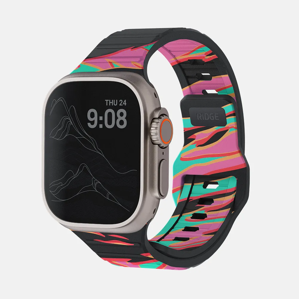 Everyday Watch Strap - Neon Tiger - Ultra/46mm sold by The Ridge