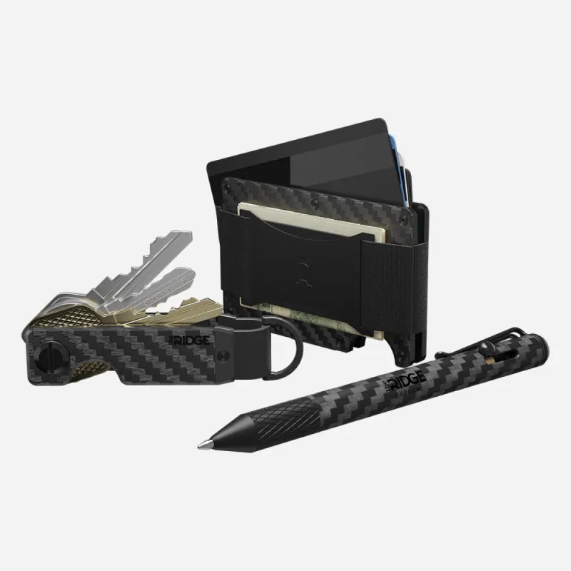 Everyday Carry Kit - Carbon Fiber 3k [HIDE] sold by The Ridge