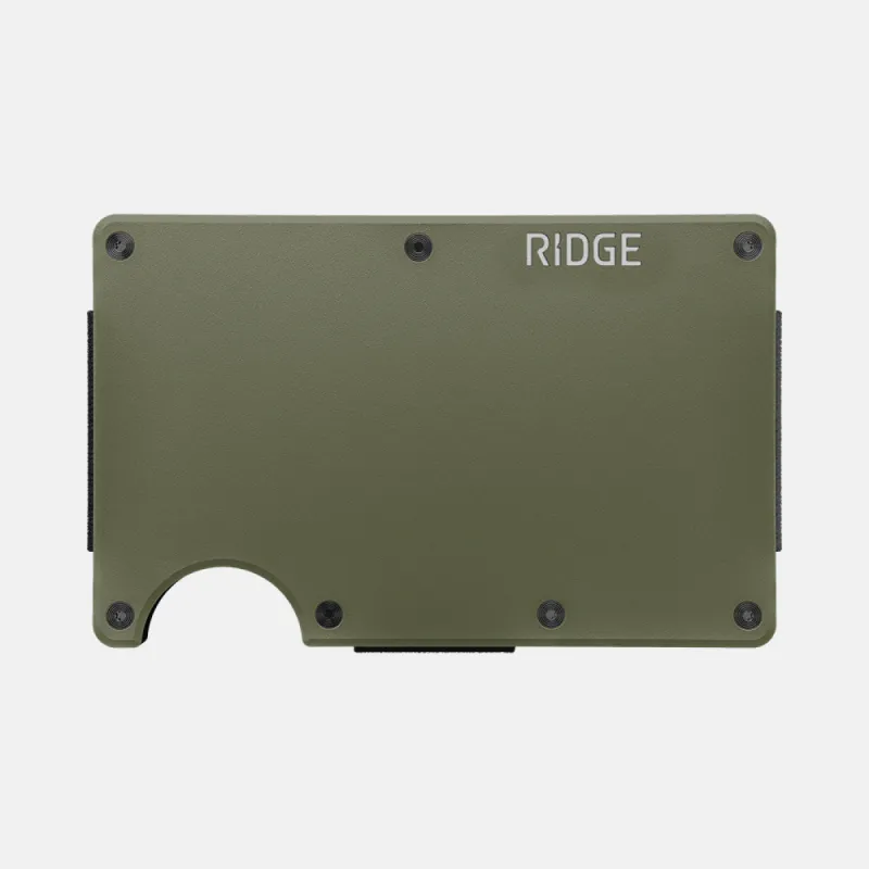 Ridge Wallet - Matte Olive sold by The Ridge