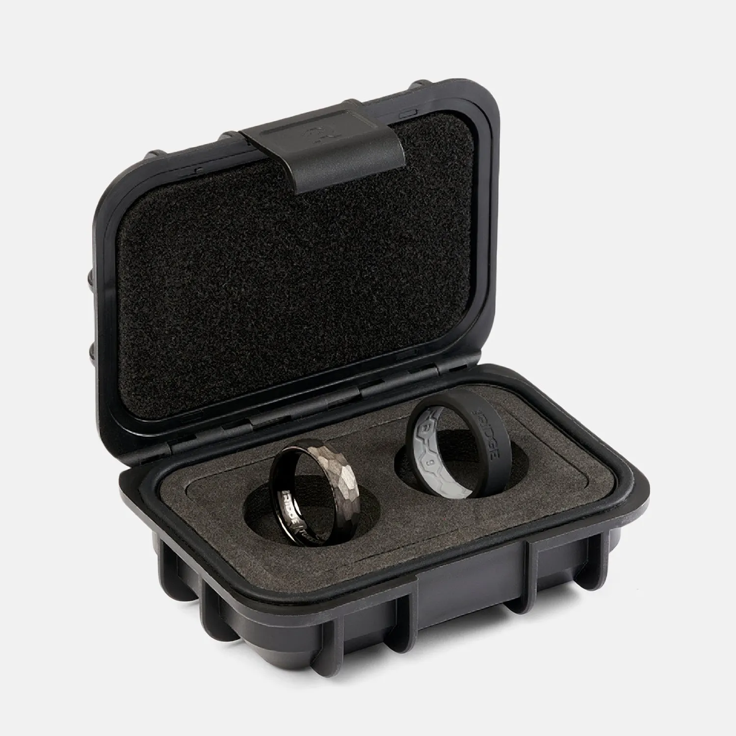 Ridge 6mm Hammered Ring Set - Gunmetal sold by The Ridge product image thumbnail 2