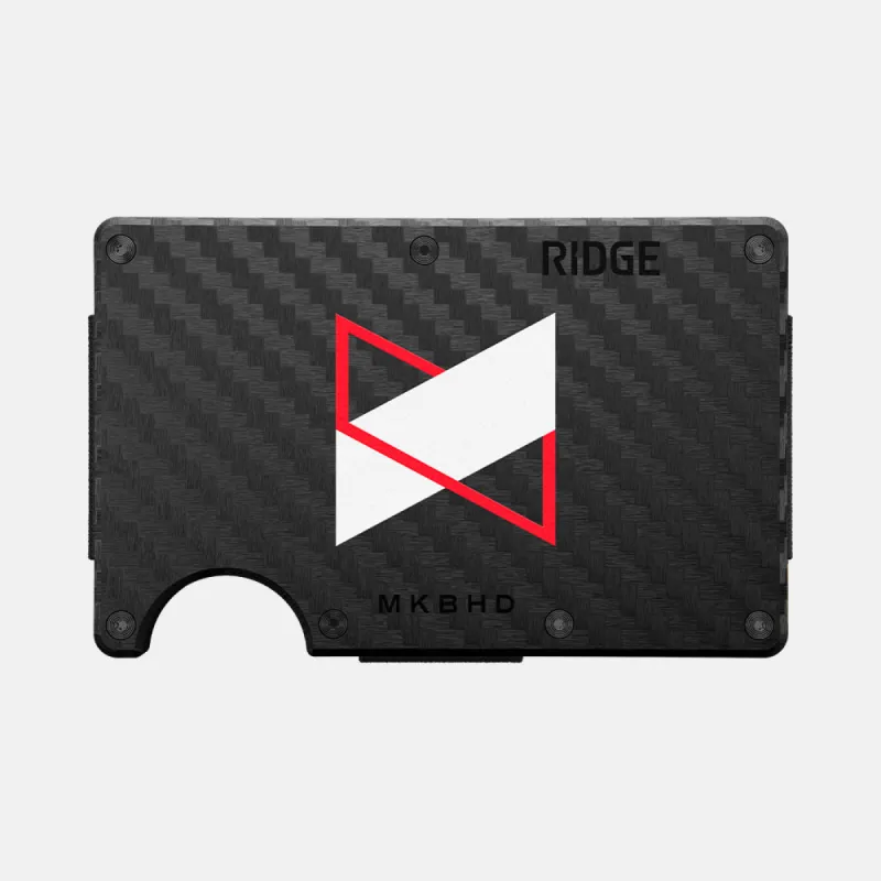 Ridge Wallet - MKBHD - Carbon Fiber 3k made by The Ridge
