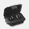 Ridge 6mm Rounded Ring Set - Black Damascus sold by The Ridge