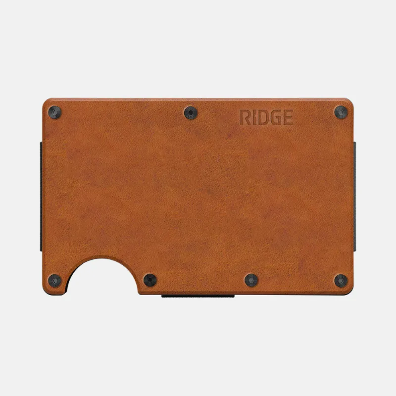 Ridge Wallet - Tobacco Brown Leather sold by The Ridge